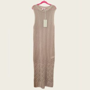 NWT JOIE Open Knit Maxi Dress Size Medium